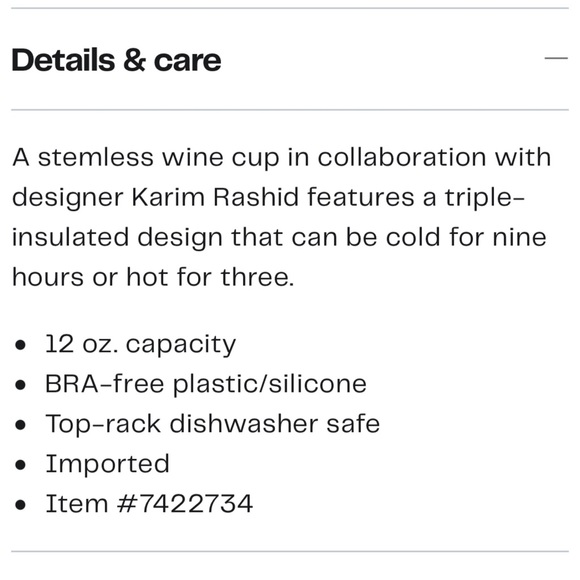 NWT Limited Edition Corkcicle x Karim Rashid Insulated Drinkware - Picture 5 of 5